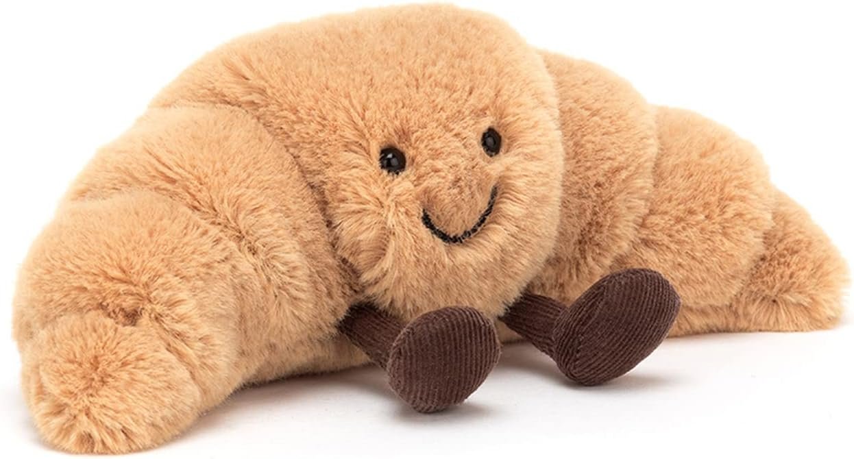 Jellycat Amuseables Croissant Small 8.7-Inch Wide Pastry Plush - Image 13