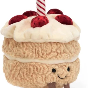Jellycat Amuseables Birthday Cake 6.3-Inch Dessert Plush